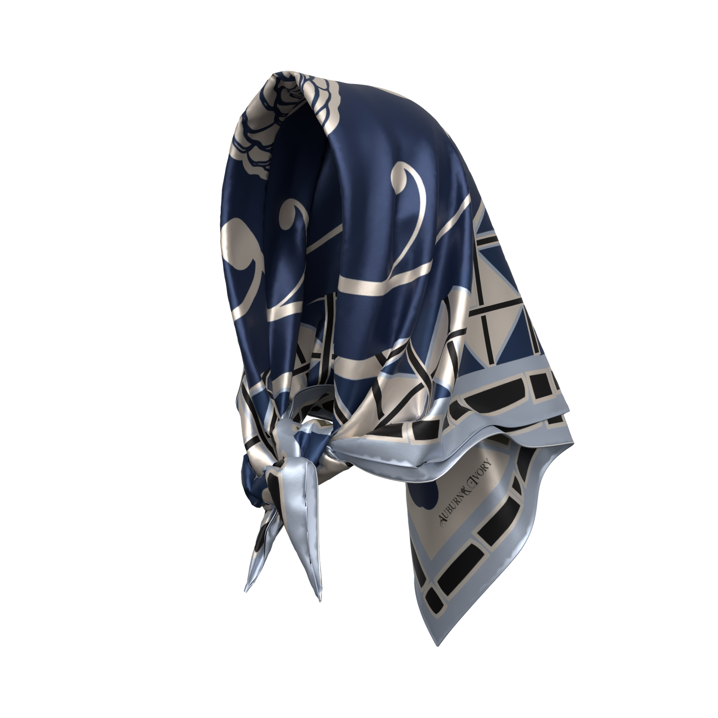 Classic Navy Heirloom Scarf