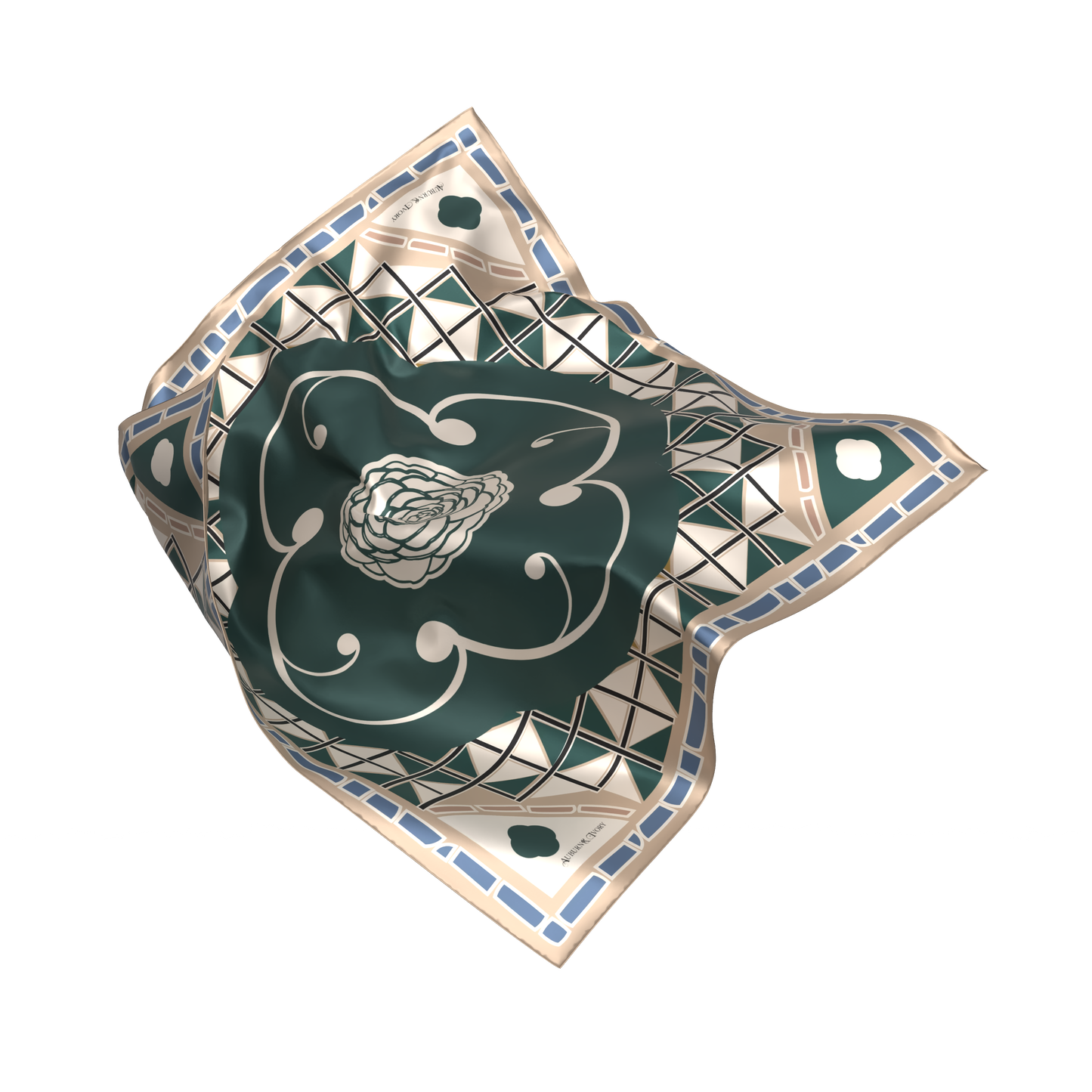 Deep Green Heirloom Scarf