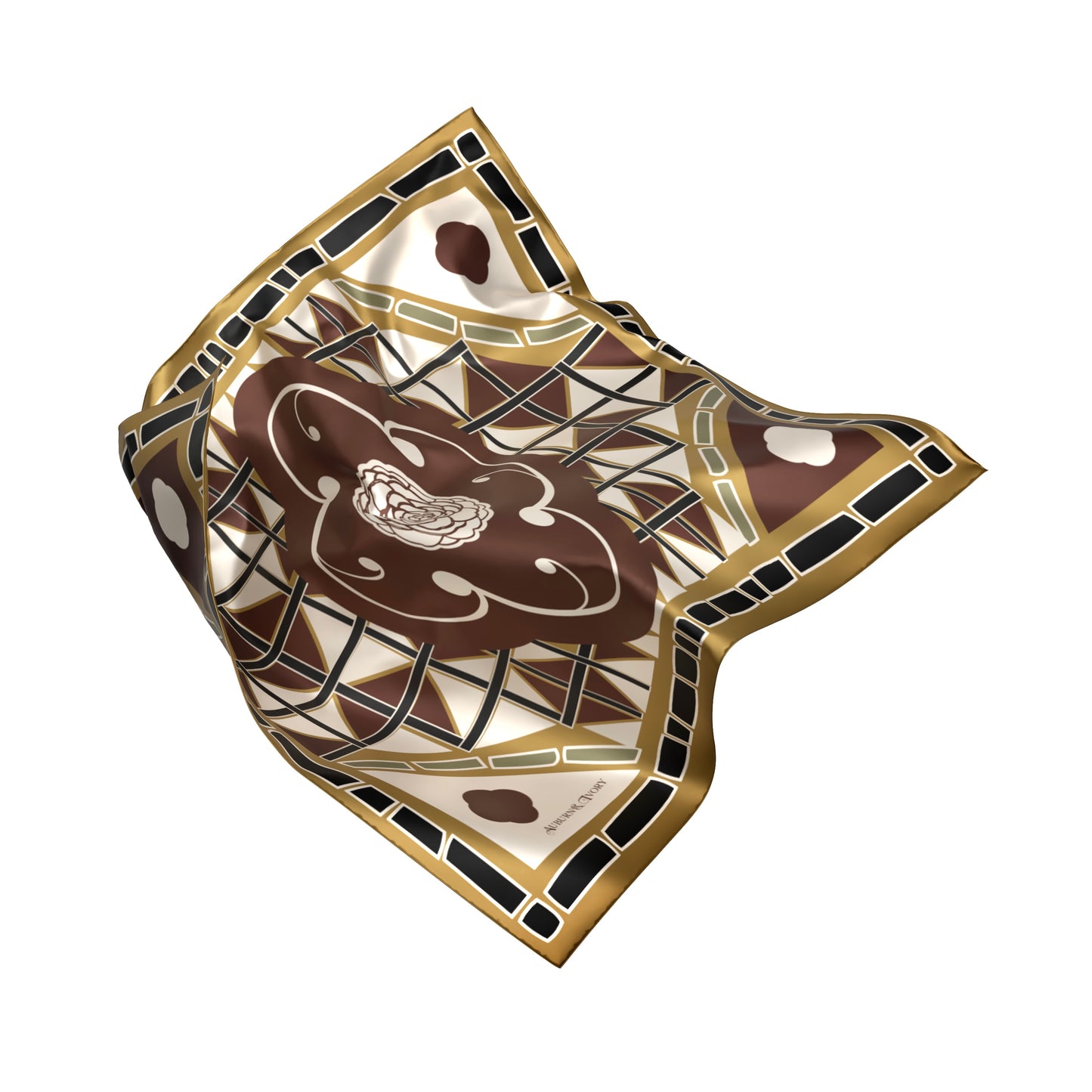 Stained Glass Sanctuary Silk Scarf